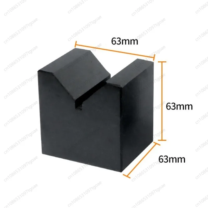 High Precision Granite V-shaped Block Jinan Green Marble V Block for Industrial Measuring and Non-Destructive Inspection
