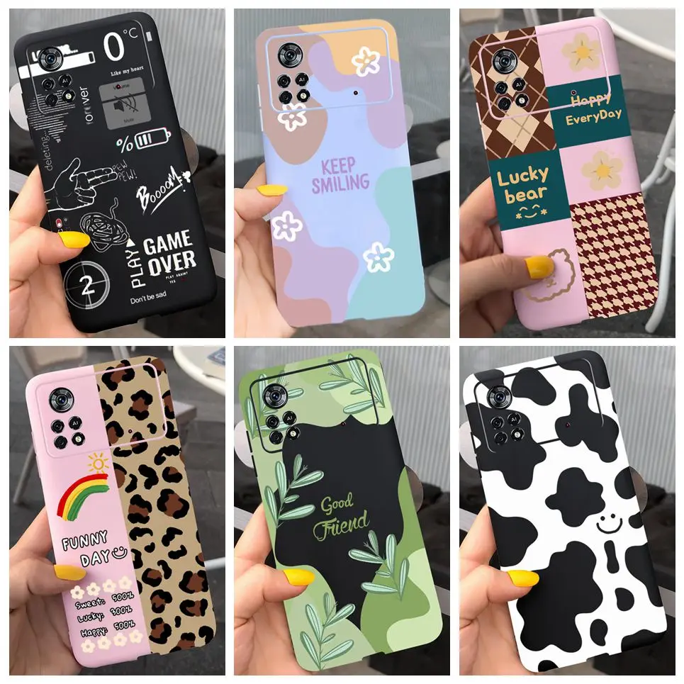 

For Poco X4 Pro 5G Phone Case Back Cover Fashion Luxury Liquid Silicone Soft TPU Bumper Coques For Xiaomi Poco X4 PocoX4 Pro Bag