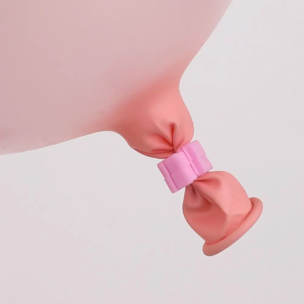 100pcs Colorful Balloon Sealing Clips High Quality Plastic Material Balloon Clamps Sealing Function Useful Design