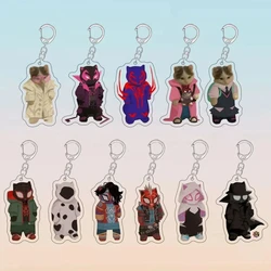 new Memes Cat Superhero Invincible Cat Warrior Spoof Fun Student Gift Keychain Pendant
