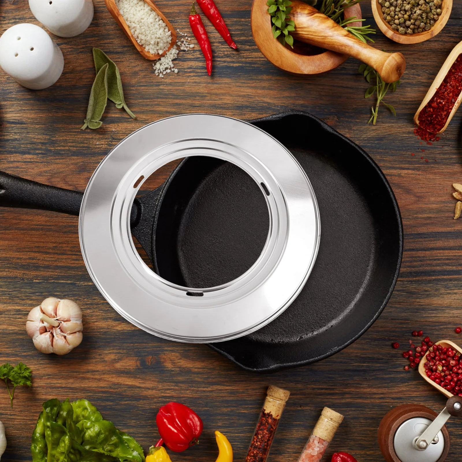 

Stainless Steel Steaming Ring Rack 28.5Cm Outer 16.5Cm Inner For Dumpling Bao Bun Dim Sum Multilayer Steamer Basket