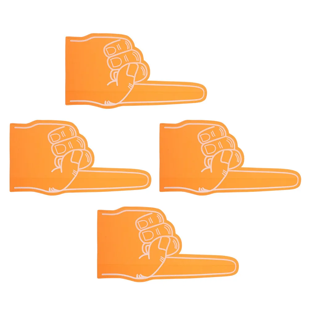 

Набор из 4 гигантских пальцев-номеров из пены EVA для болельщиков, легкие, мягкие, универсальные, для спортивных мероприятий, футбола, соккера