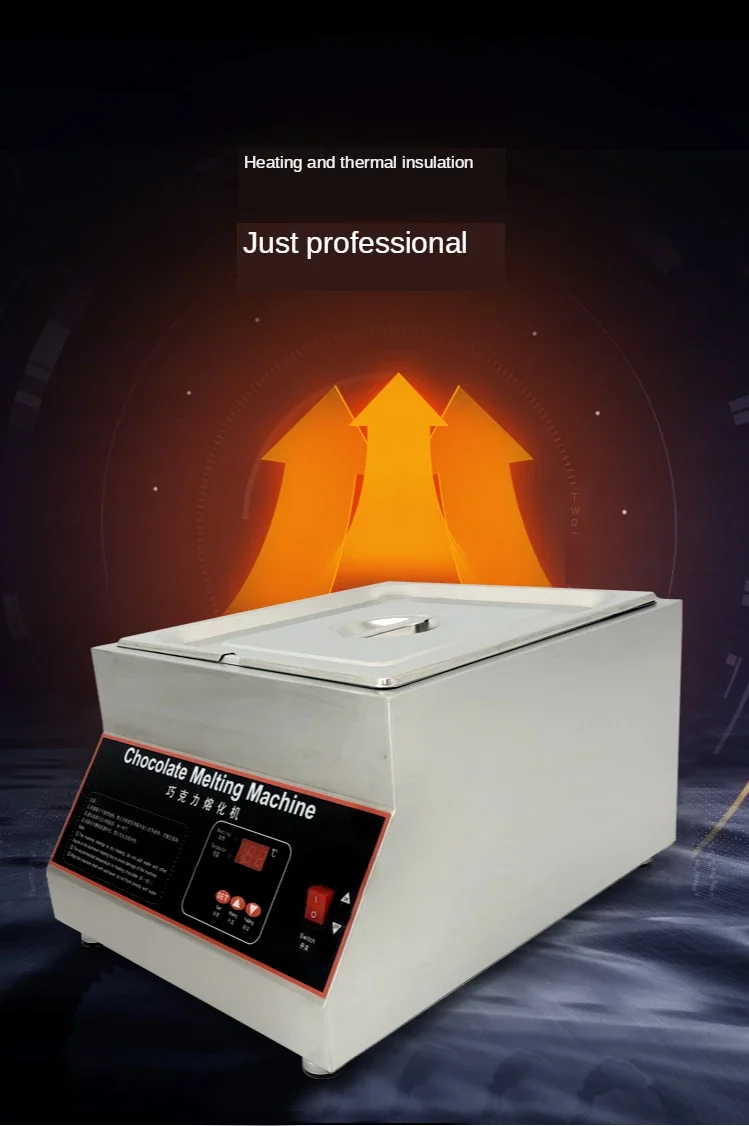جديد شاشة ديجيتال الهواء التدفئة آلة صهر الشوكولاته شبكة واحدة الشوكولاته دفئا فرن صهر تذوب الجبن الحليب الدافئ #6