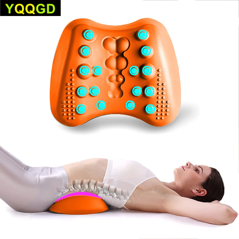 

Lumbar Massager Back Physiotherapy Magnetic Therapy Home Lumbar Disc Pain Chiropractic Pillow Correction Traction Lumbar Spine