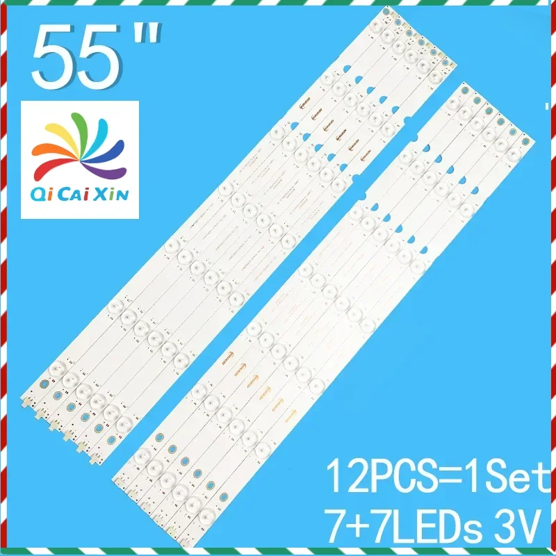 12pcs/set for CHDMT55LB13_LED3030   LB-C550U14-E5-L-G1-ZM1/ZM2  UD55D6000I