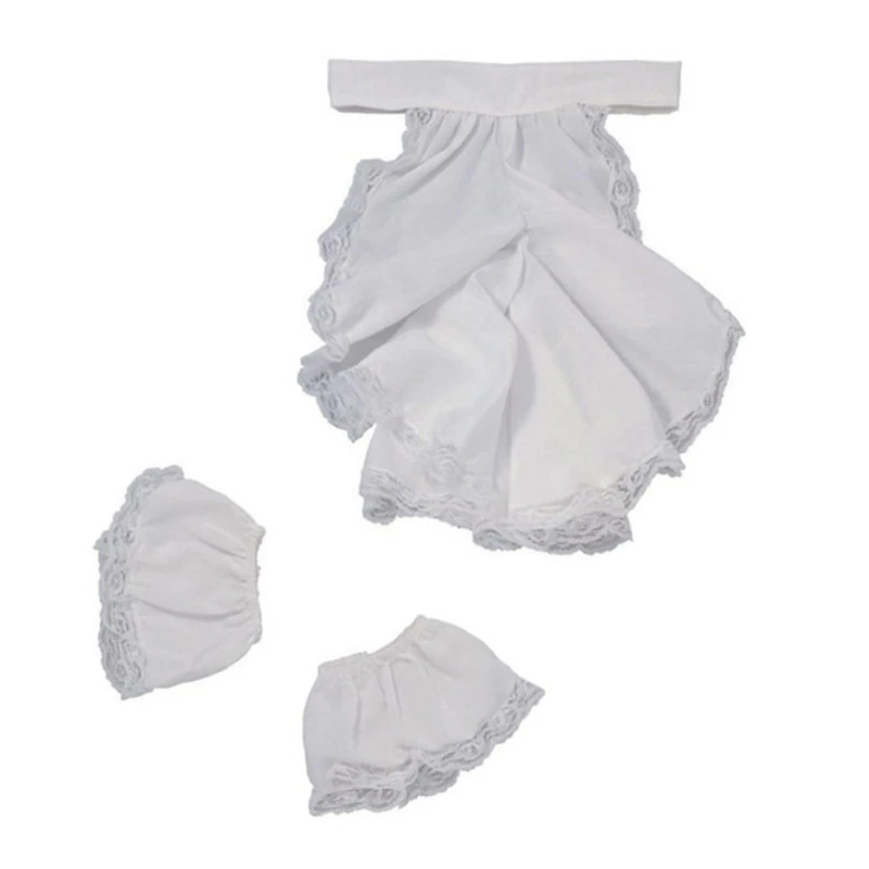 White Laces Hand Sleeves Suit Evening Dance Partie Gloves Elegant Short Glove