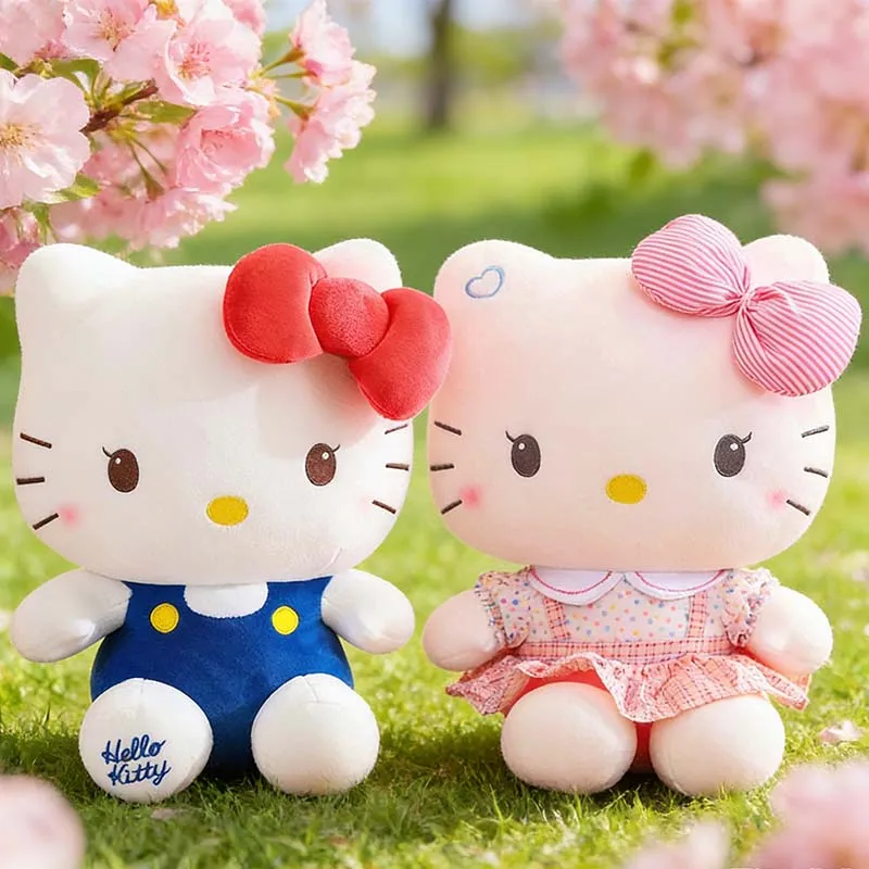 

Милая мягкая плюшевая кукла Hello Kitty, игрушка-подушка, подарок на день рождения для девочек