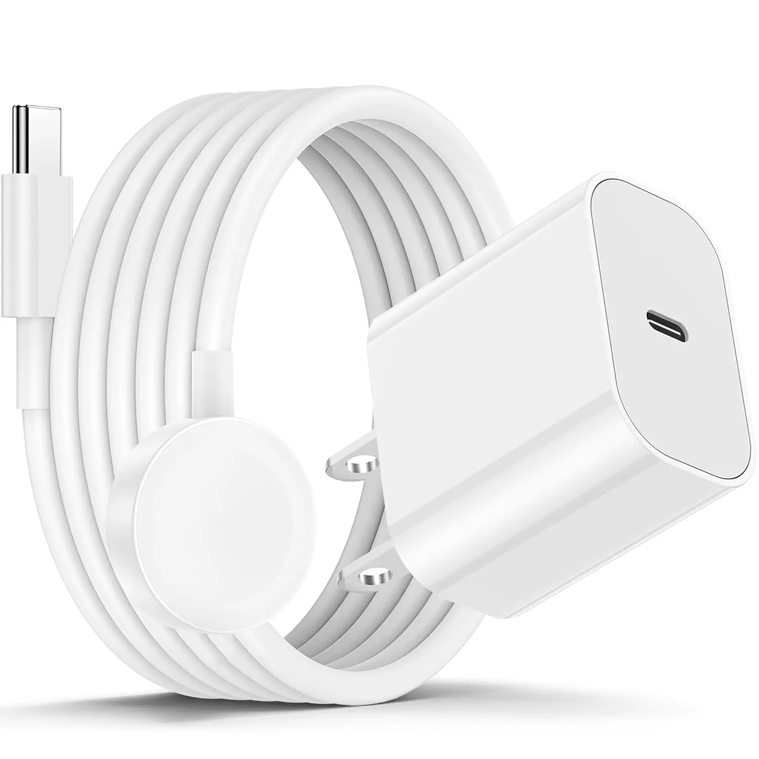 

Fast Magnetic USB C Charger for Apple Watch Series Ultra 2/Ultra/11/10/9/8/7/SE/6/5/4/3/2, 6ft Cable with Wall Charger