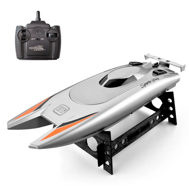 30Km/U Raceboot 2.4G Radiogestuurde Rc Boot Hoge Snelheid Speedboot 20 Minuten 2ch Dual Motor Waterdicht Schip Jongens Kerstcadeau