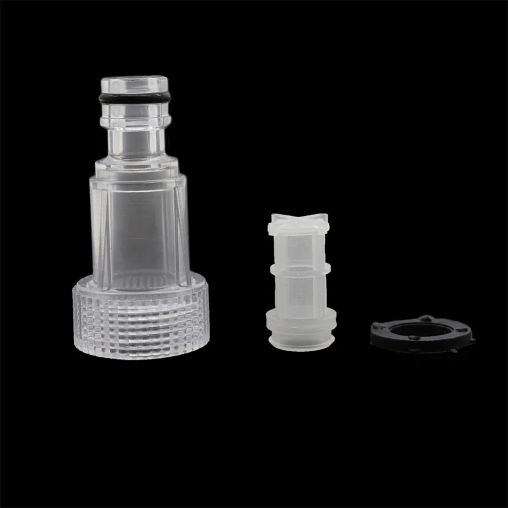 

Practical Pressure Washer Filter Water Filter Tool Part Plastic Replace Replacement Transparent 1 Pc 3/4 Inch ABS