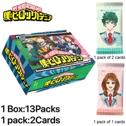 Hurtownia najnowszych kart Cardjoy My Hero Academia Heroes Booster Box Puzzle Rzadkie karty do gry Anime Gra kolekcjonerska Zabawki