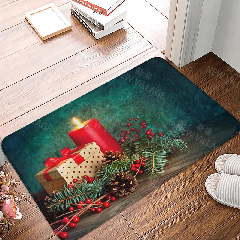 Christmas House entrance carpet Home doormat entrance Room Bath mat Foot mat bathroom non-slip mat Kitchen water absorption mat