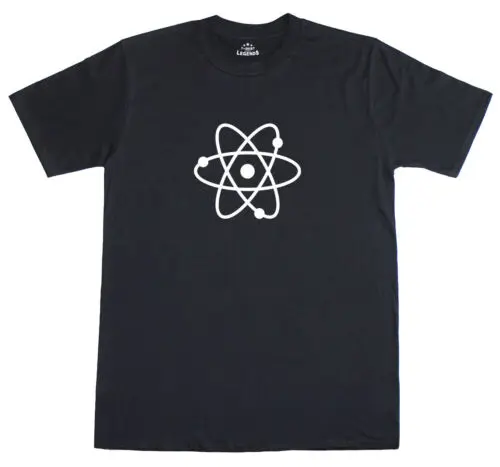 T-Shirt Atome Science Geek Ballot Coupe Standard T-Shirt Géométrique