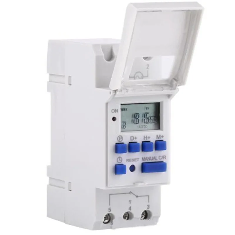 THC 30A 15A 220V Digital LCD Weekly Programmable Digital Timer Switch Time Relay