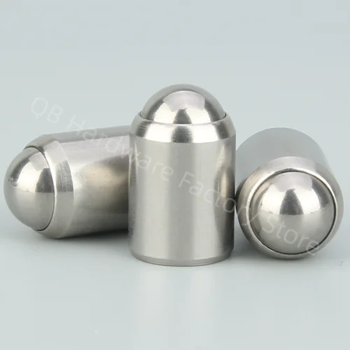 Imagen 1 del producto Cuentas de posicionamiento de precisión, cuerpo liso de acero inoxidable/latón, émbolo de empuje