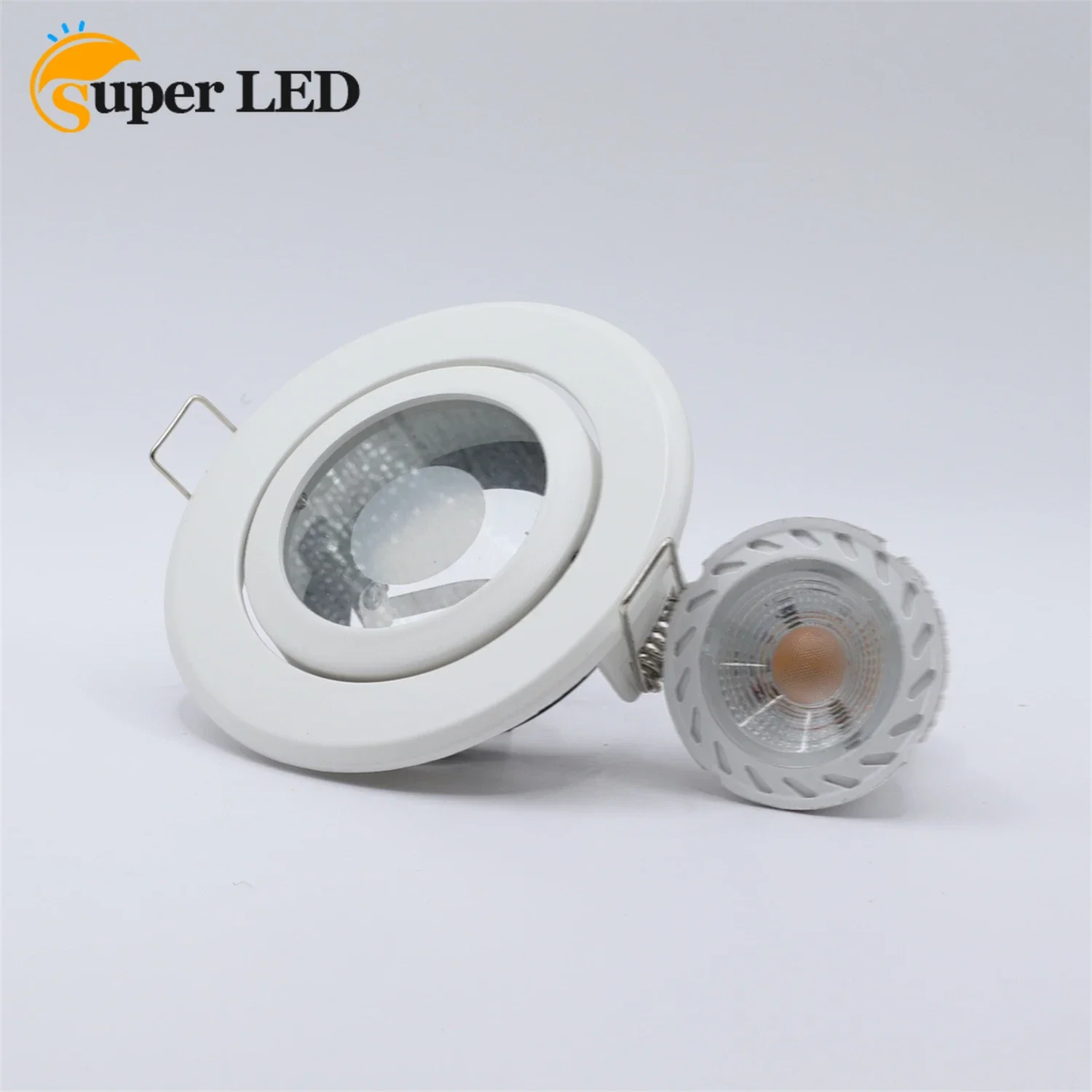 Round Recessed Ceiling Downlight Cutout 85MM Mounting Frame GU10/MR16 GU5.3 Lamp Holder Base Lighting Fitting Fixture