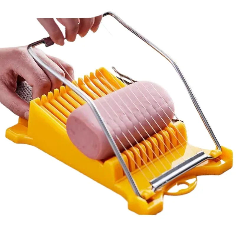 Luncheon Meat Egg Cutter Stainless Steel Multi Function Food Banana Cheese Strawberry Slicer Kitchen Gadget  cocina accesorio