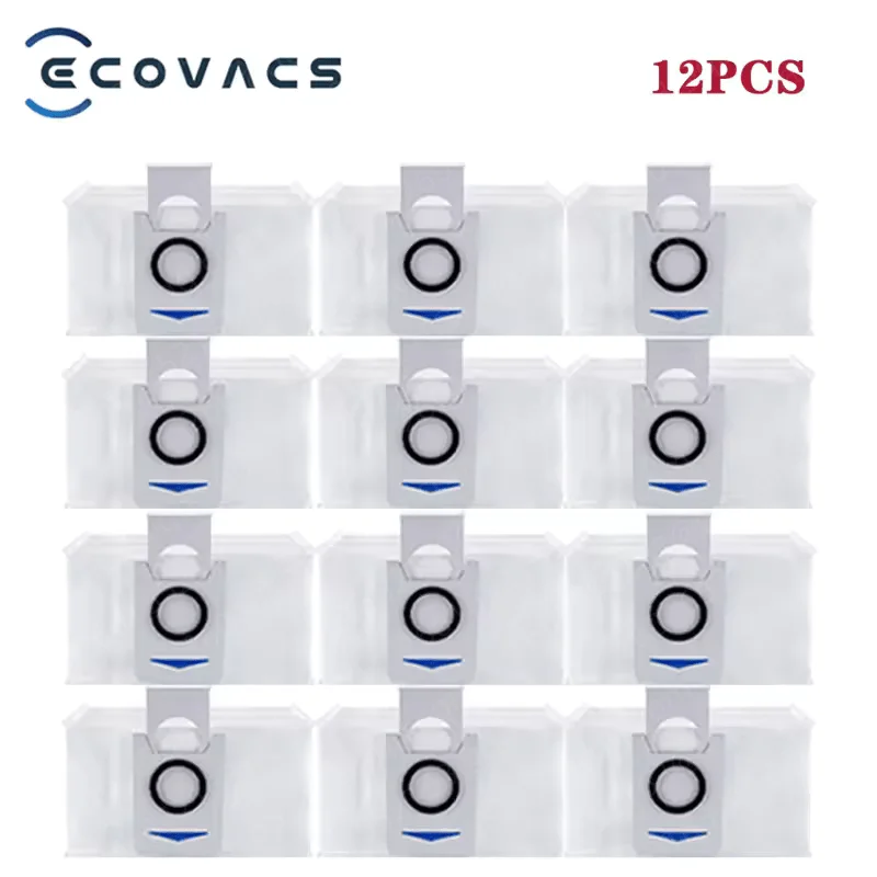 Ecovacs Deebot X1/ T10 OMNI / TURBO اكسسوارات جهاز آلي لتنظيف الأتربة أجزاء ممسحة كيس لجميع الغبار فلتر Hepa الجانب الرئيسي فرشاة مزبلة