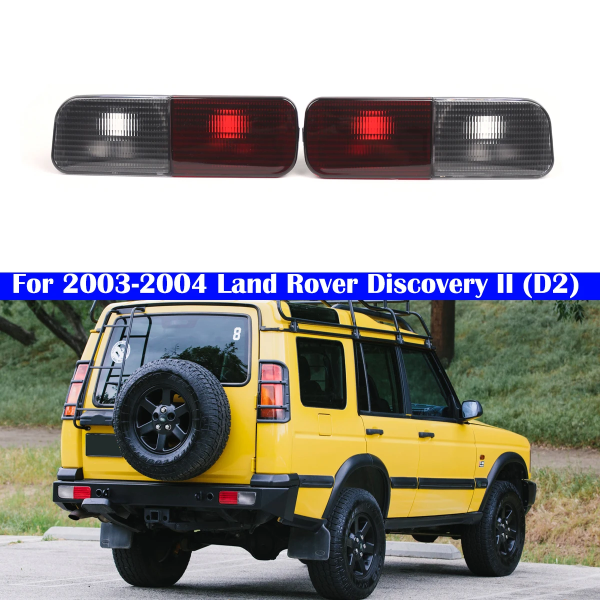 

XFB101490 XFB000730 XFB000720 For Land Rover Discovery 2 2003 ~04 Car Rear Bumper Reflector Light Brake Lamp Without Bulb