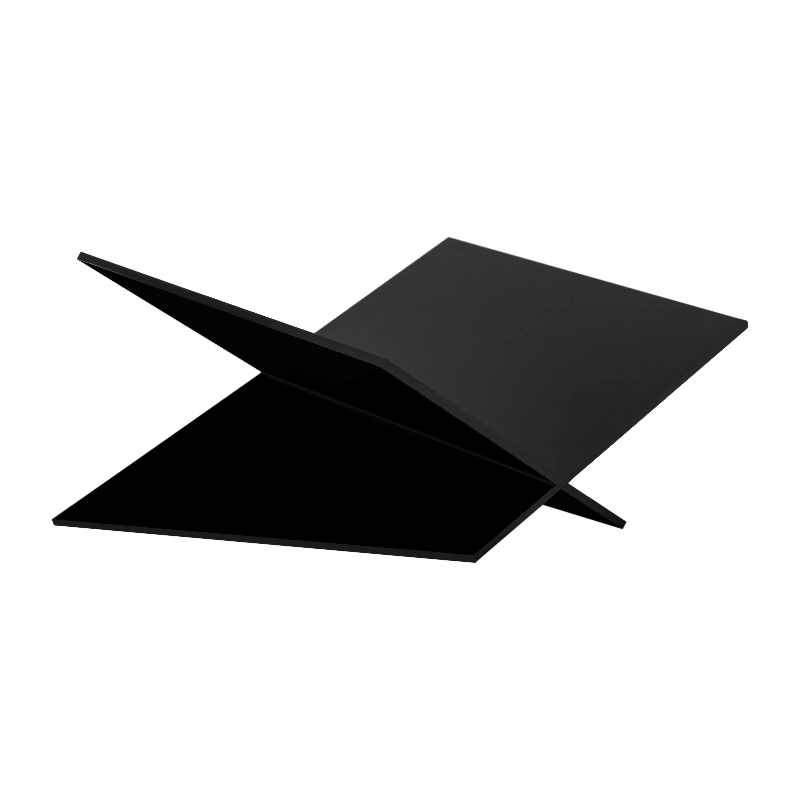Acrylic Desktop Book Display Stand for Sitting Room, Study, Sofa,  Reception Room Black/Clear