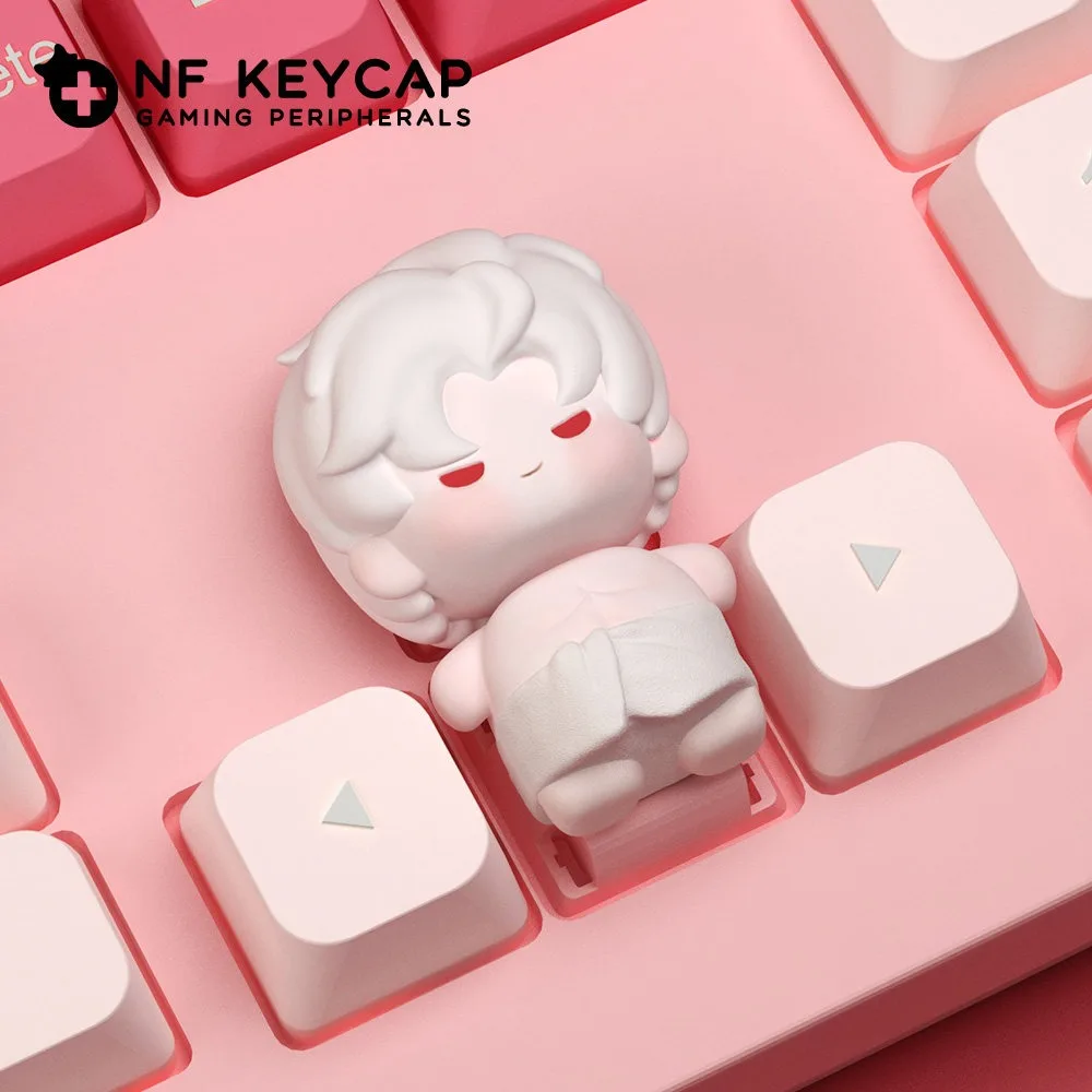 Love and Deepspace Merch Keycaps Custom Creative Single Keycaps Up and Down Keys Resin Baking Finish for Cross Stem Switches
