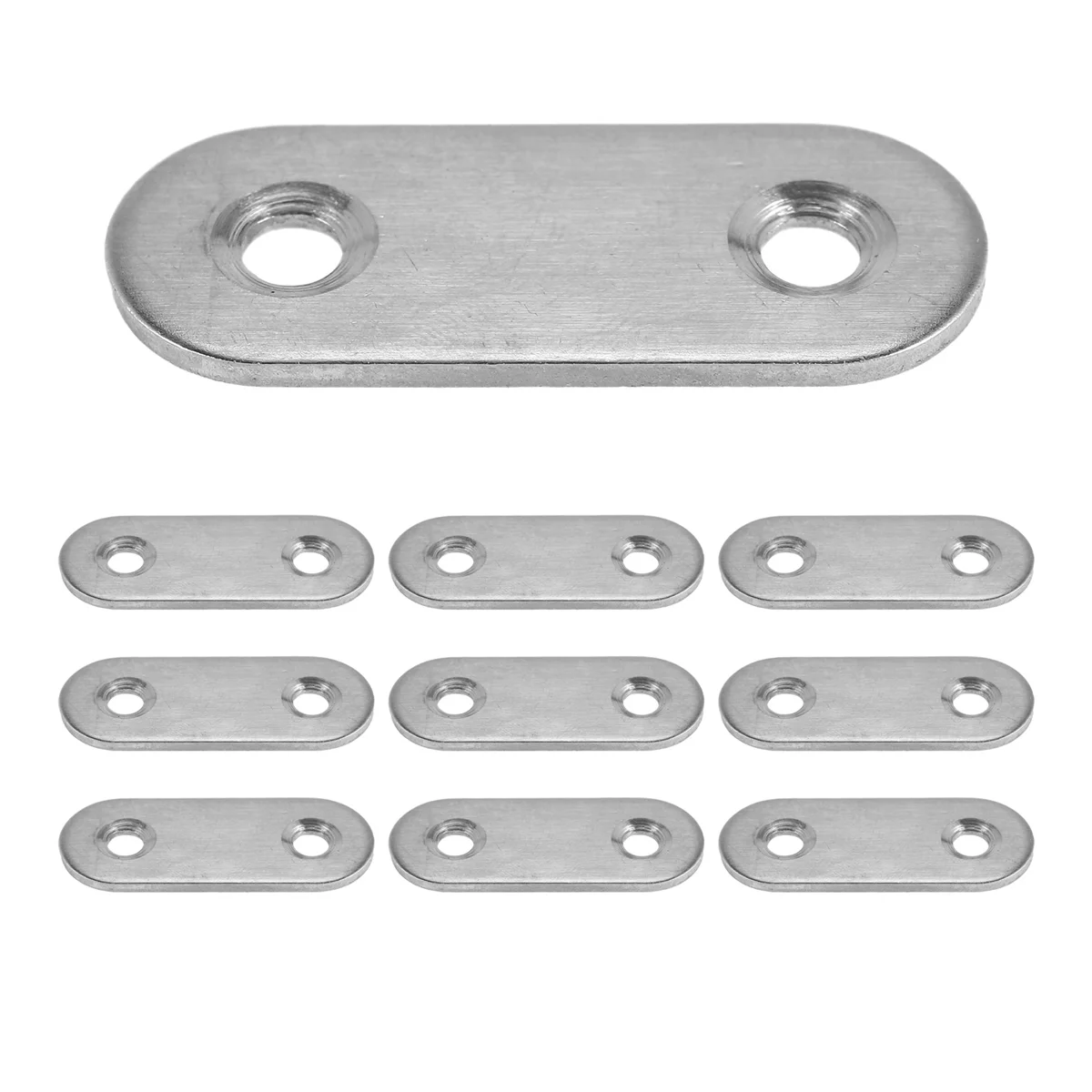 

Flat Mending Plates Repair Fixing Joining Brackets 40x15mm 10pcs