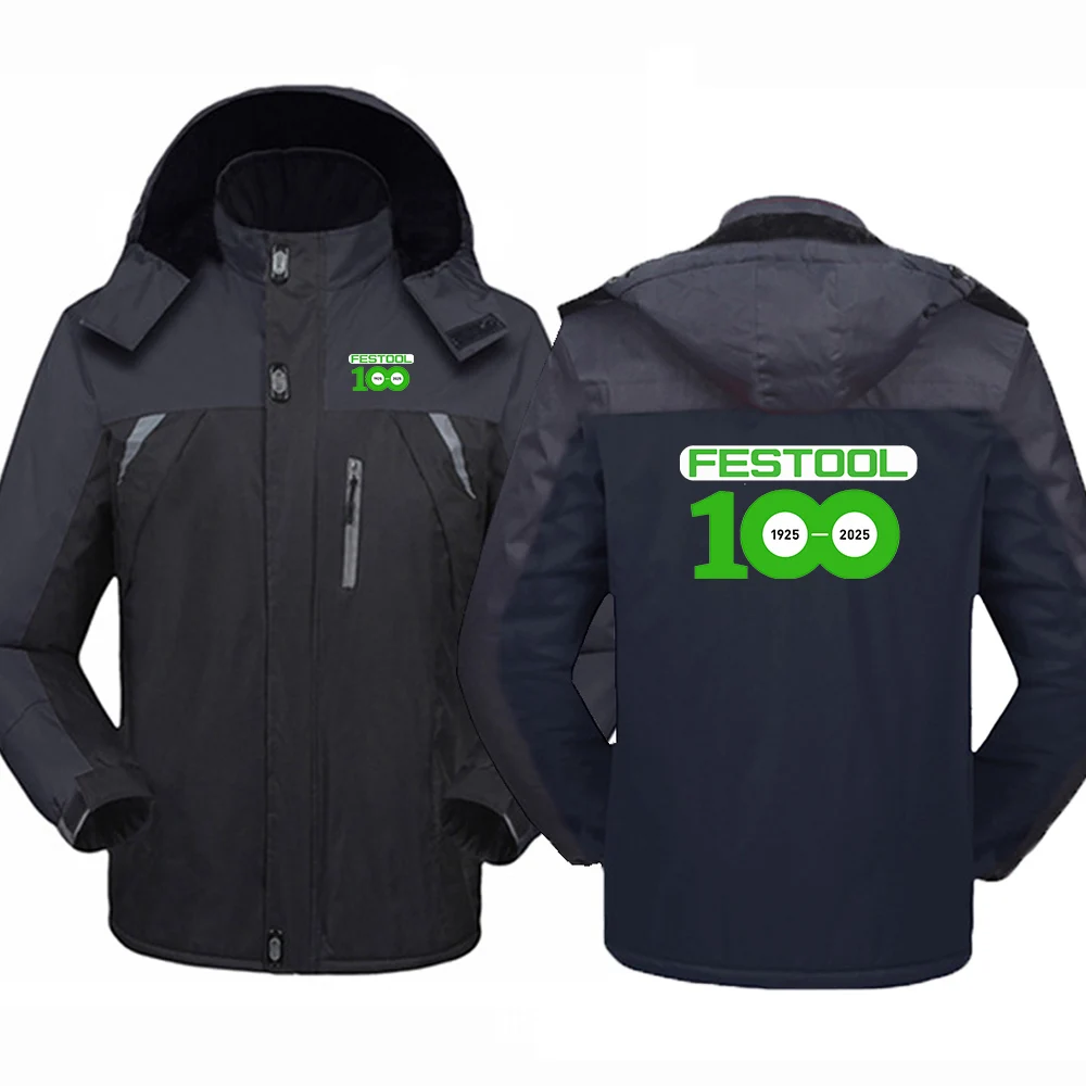 

Новая модная повседневная толстовка на осень-зиму 2026 года с логотипом Festool, трендовая цветовая гамма, свободная куртка с капюшоном для мужчин
