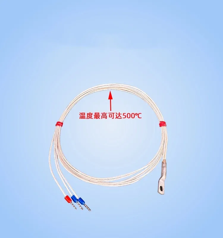500°C high-temperature PT100 micro platinum resistance temperature sensor PT1000 small probe, mica temperature measurement wire
