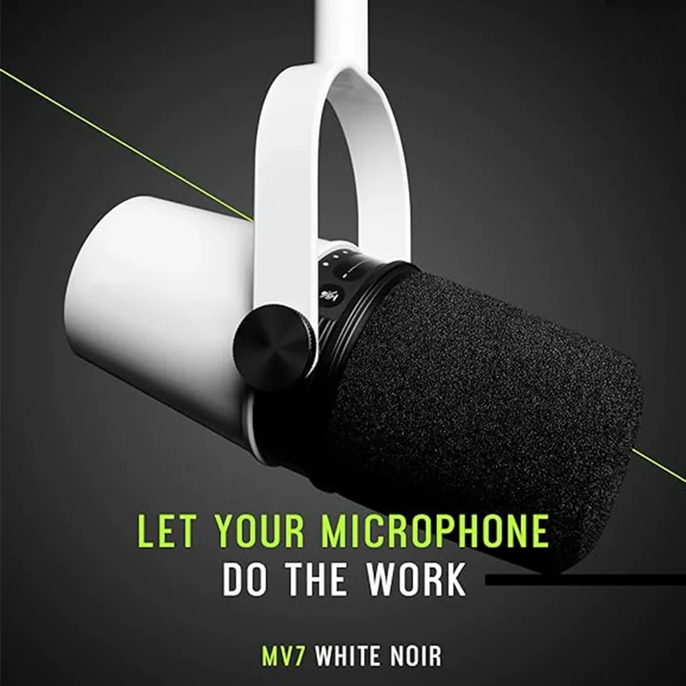 

Microphone Mv7 Usb Podcast Microphone For Podcasting Conference Room Desktop Usb Mic Sound Card Desktop Notebook Computer