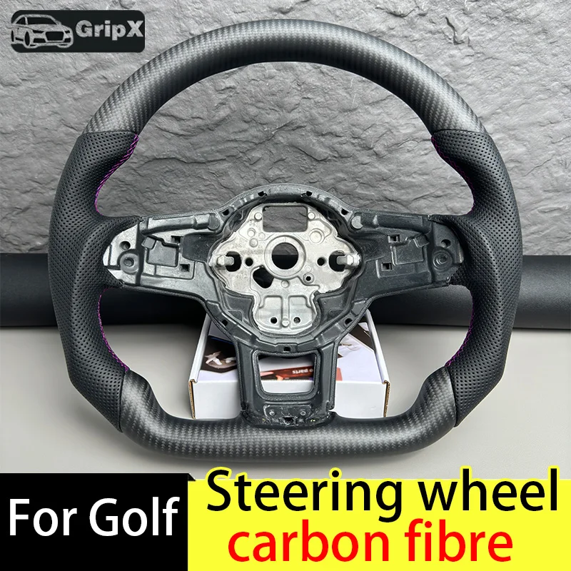 

Матовый руль из углеродного волокна для Volkswagen Golf 7 7.5 GTI GTD GTE R 2013-2020 Polo GTI Tiguan Passat DSG