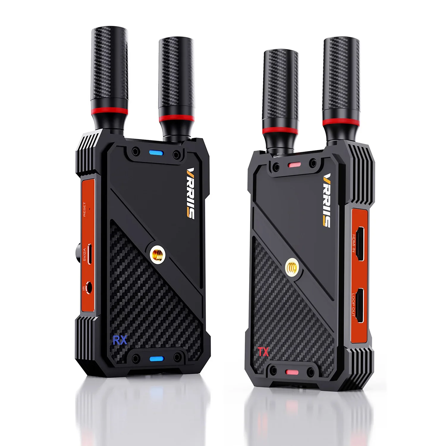 NEW 400m Wireless HDMI Extender Transmitter and Receiver Support Battery Camera Live Streaming UVC Video Recording Capture 2in1