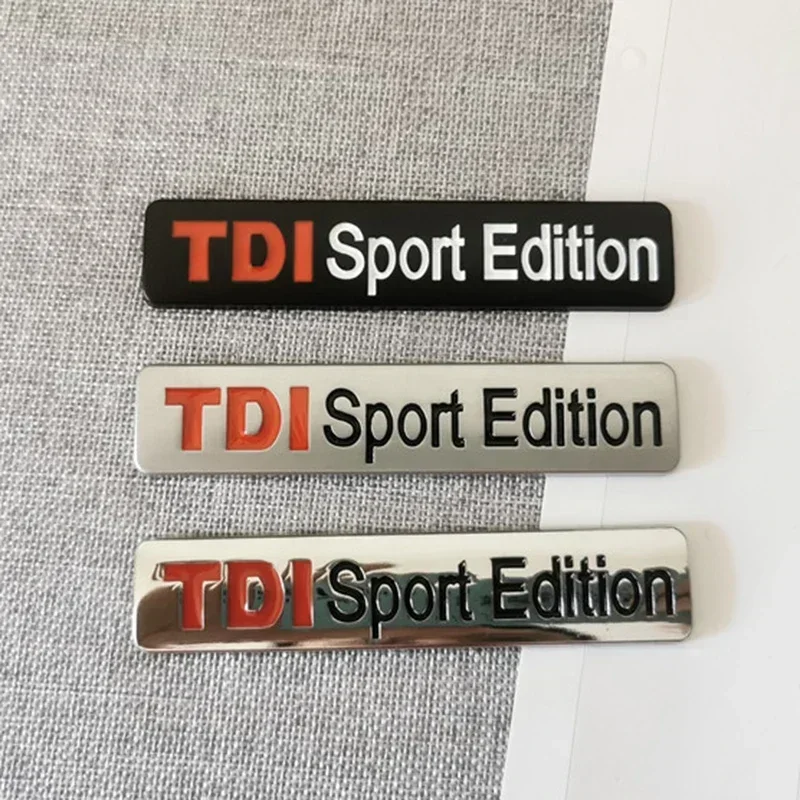 

Car Body Side Emblem Metal Tail Badge Sticker for VW TDI Sport Edition Golf Passat Jetta Touareg Tiguan Polo Bora Decoration