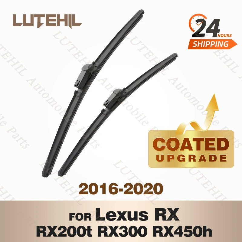 

LUTEHIL's Silicone Front Wiper Set For Lexus RX RX200t RX300 RX450h 2016 - 2020 2017 2018 coated windshield wiper blade 26"+20"