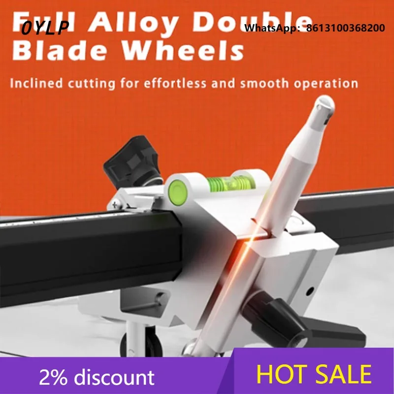 OYLP Upgraded T-Type Push Cutter Professional Industrial 2000mm High-Precision Manual Floor Tile Rock Slab Cutting Tool Tile Cut