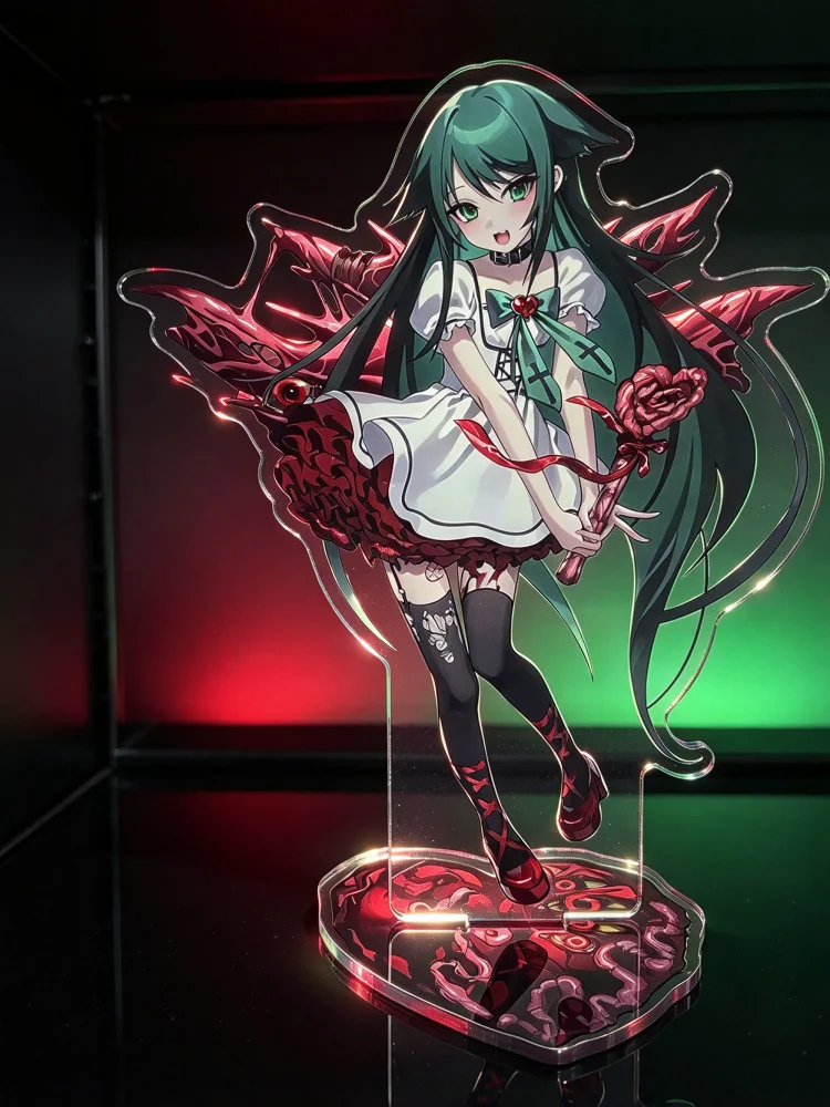 Saya no Uta Inspired Acrylic Pin, Saya Character Fan Art Badge, Backpack Jacket Accessory, Gamer Gift