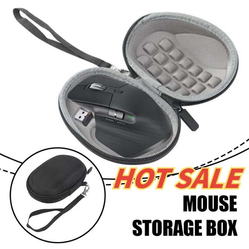 Mouse Storage Box Case High Quailty EVA Material Gaming Mouse Wireless Bluetooth Mouse Storage Box Shockproof Waterproof
