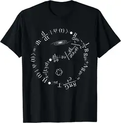 Quantum Mechanics Formula - String Theory Maths Universe T-Shirt Black long or short sleeves