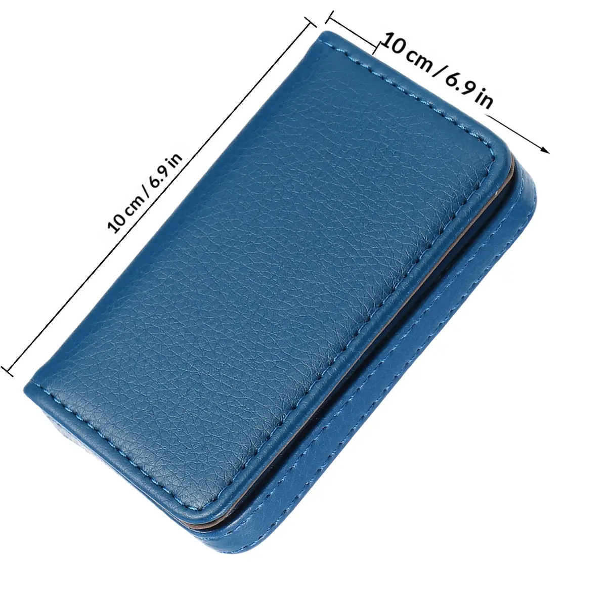 1Pcs Business Card Holder PU Name Case Magnetic Portable Business Box Simple Stylish Card Protector for Credit Gift Cards