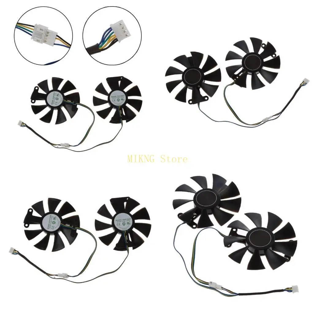 2Pcs 85MM GA91S2H 4Pin VGA Fan Graphics Card Cooling Fan for Zotac 1060 GTX950 1050Ti Amps, DVR, AV Cabinet best sale