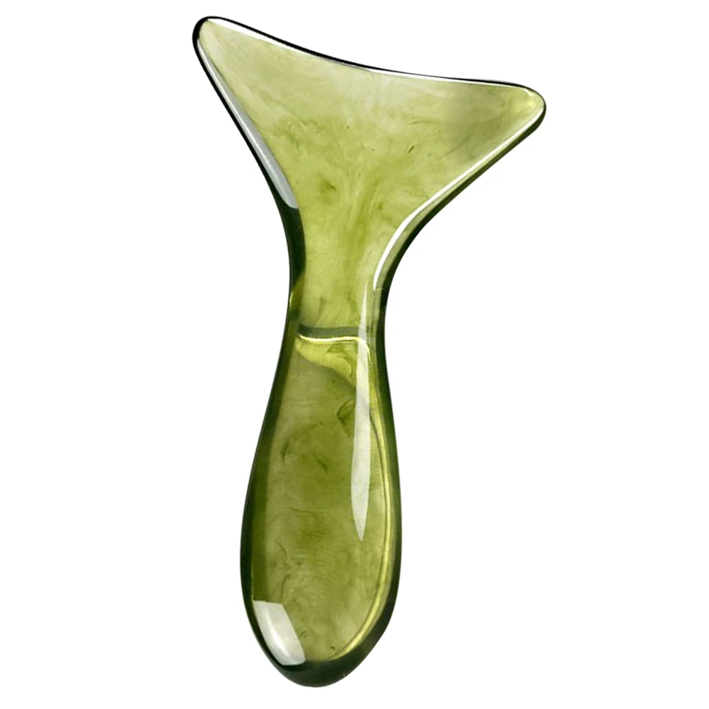 

Massage Board Facial Tools Natural Resin Scraping Plate Neck Massager Gua Sha Tool PortableBeauty Instrument