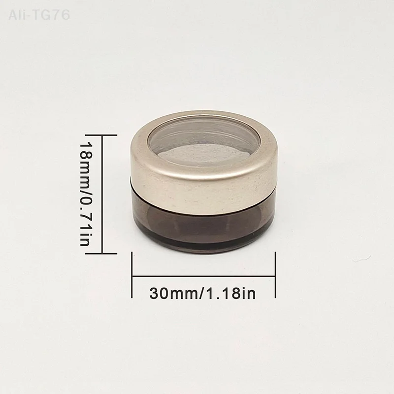 5g Separate Case Packaging Manicure Organizer Cosmetic Transparent Plastic Glitter Bottle Eye Shadow Powder Box Nail Gel Sequins view 6