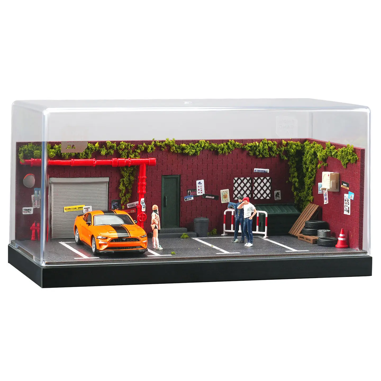 Old Warehouse Parking Lot 1/64 Scale Die-Cast Car Model Display Box Holiday Gift Set view 4