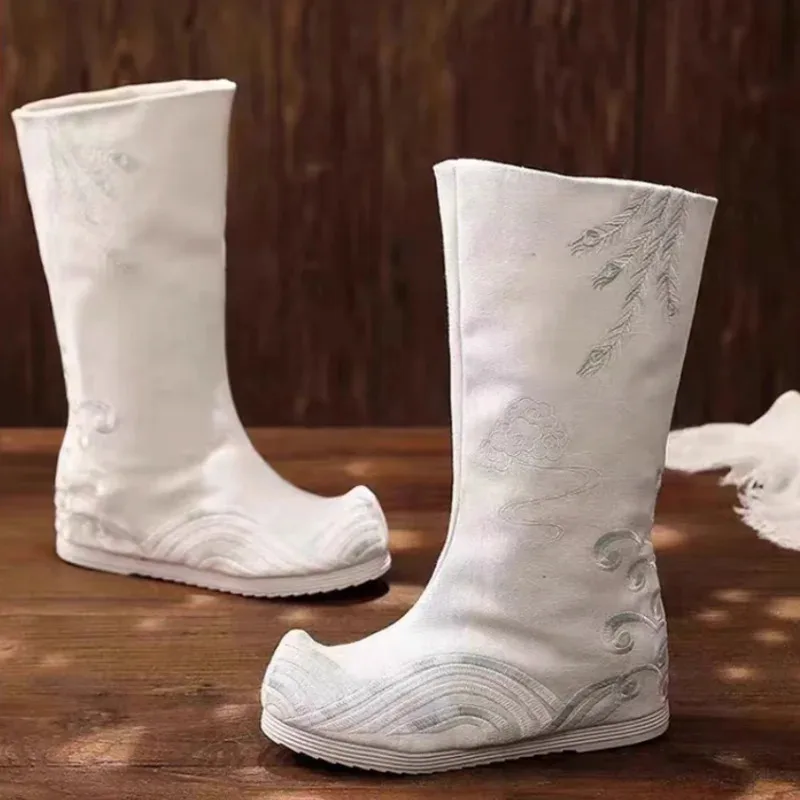 Heaven Official Blessing Xie Lian Mo Dao Zu Sshi Lan Wangji Cosplay Shoes Boot HanFu Role Play Ancient Halloween Carnival Party