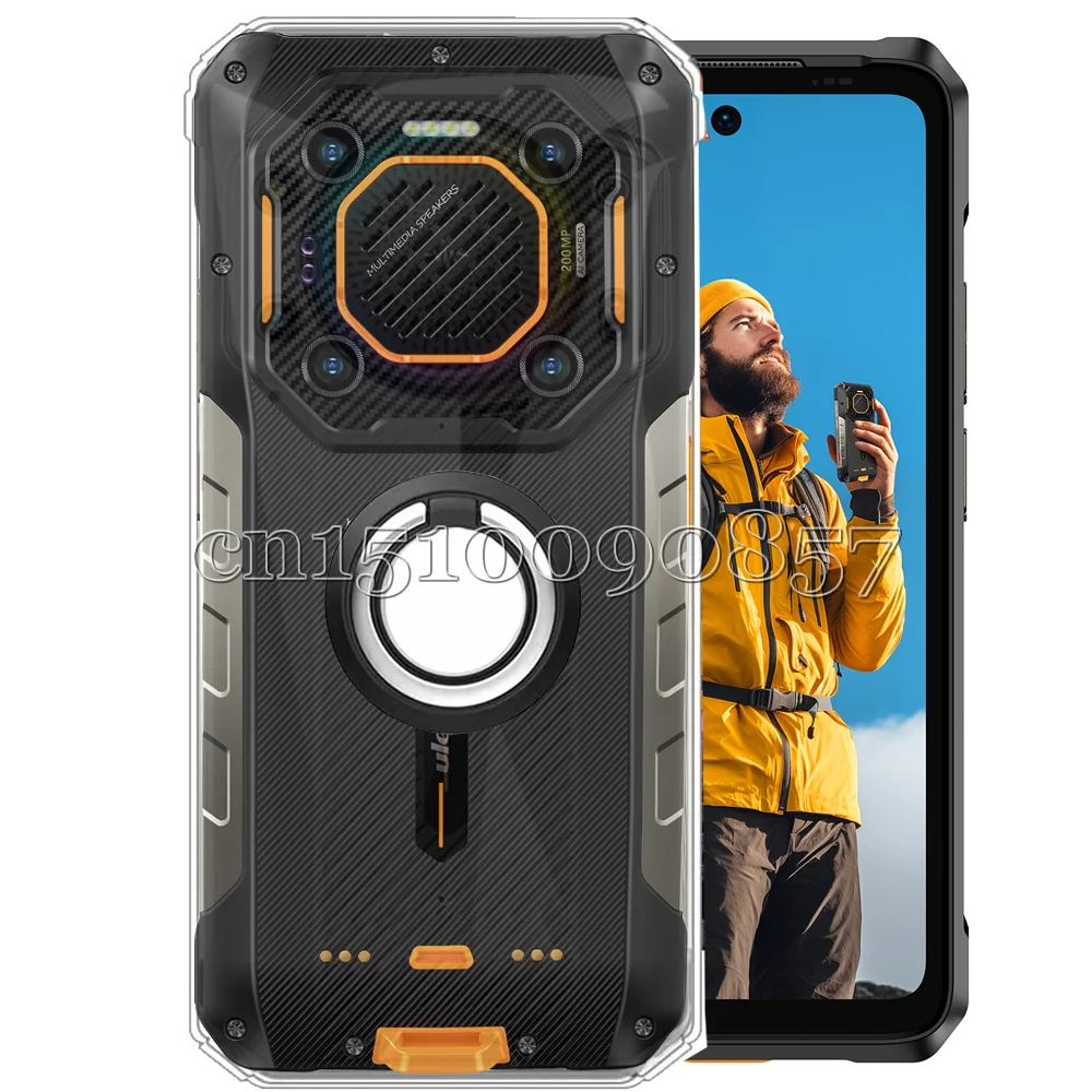 Case For Ulefone Armor 26 Ultra Ring Holder Shockproof Soft TPU Cover For Ulefone Armor 26Ultra Couqe Funda