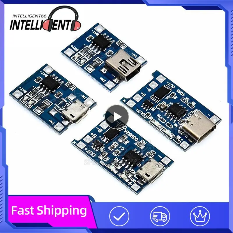 18650 lithium battery protection board Micro USB / Type-c charging module TP4056 with protection one plate module TC4056