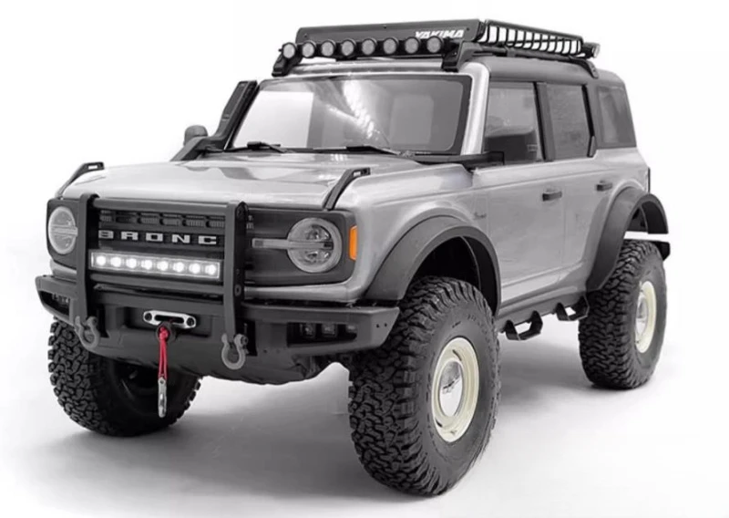 Przedni zderzak i reflektor 1/10 Rock Crawler.Traxxas trx4 2021 bronco Część modernizacyjna.Samochód zdalnie sterowany.Zabawki RC