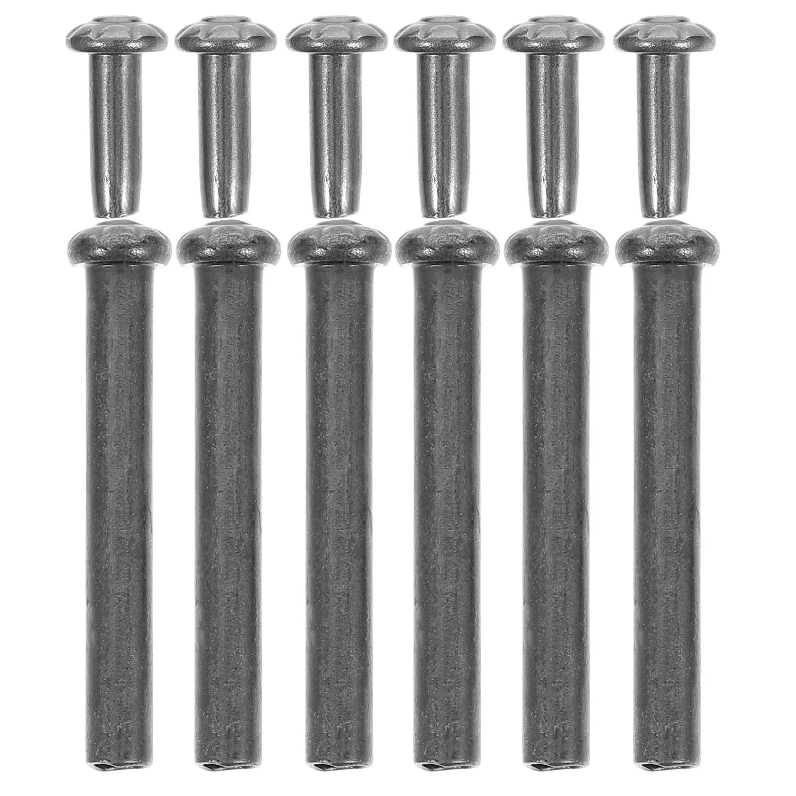 

6Set Folding Fan Repair Kit Includes Rivets Nuts Shafts for Handheld Paper Fans Easy DIY Restoration Kit Fan Assembly Materials