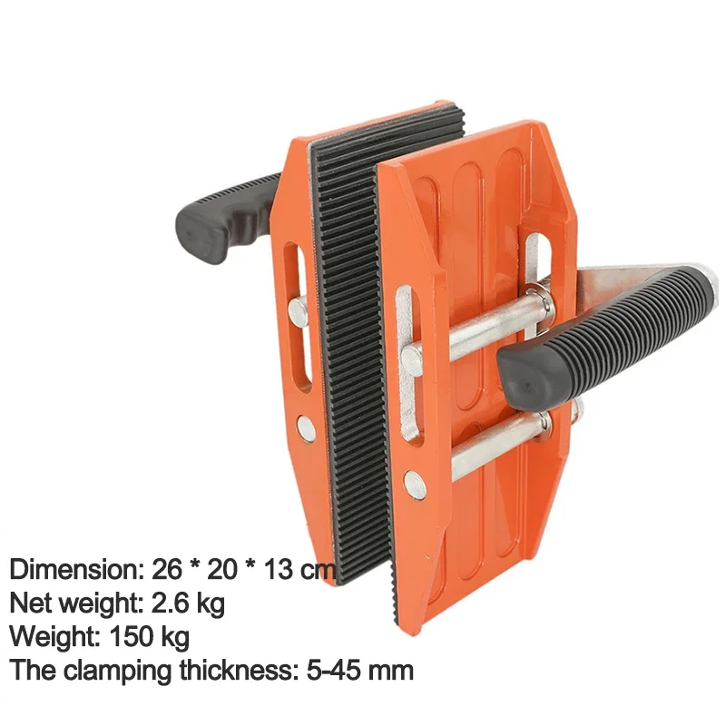 Portable Double Handed Handling Clamp Multifunction Heavy Handling Tools For Marble Rock Slabs Loading Unloading & Installation