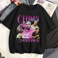 Rap 11:11 Tour Graphic T Shirt Chris Brown Breezy Printed Tshirt Fashion Hip Hop Summer Short Sleeves Tees Men Casual T-shirt