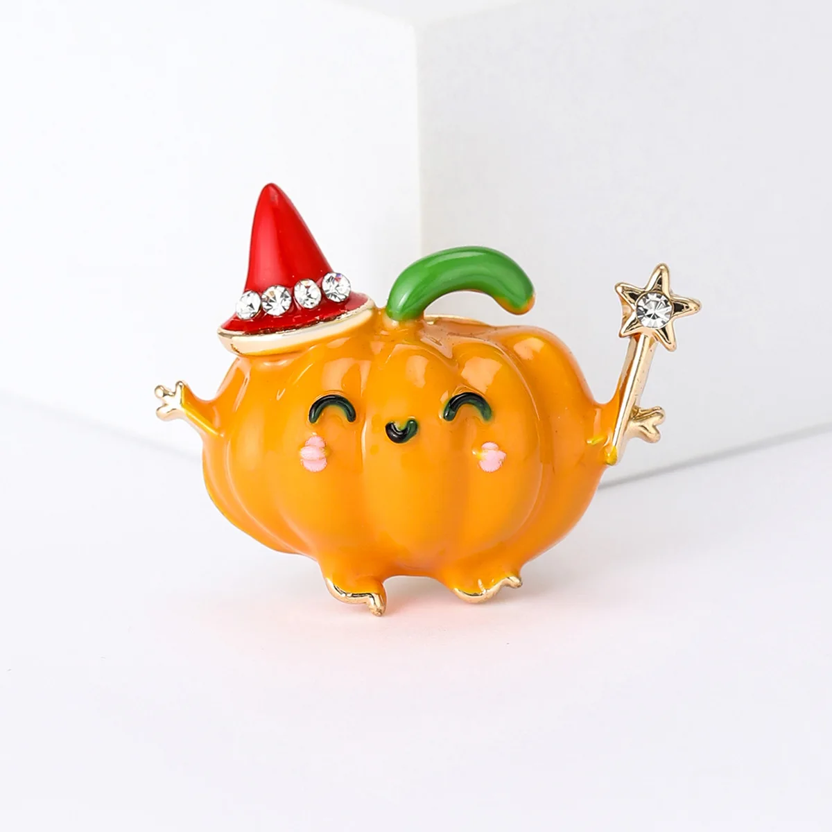 Happy Halloween Funny Pumpkin Brooch Cute Creative Accessories Horror Ghost Cave Cosplay Costume Accessories Pins Corsage Gifts